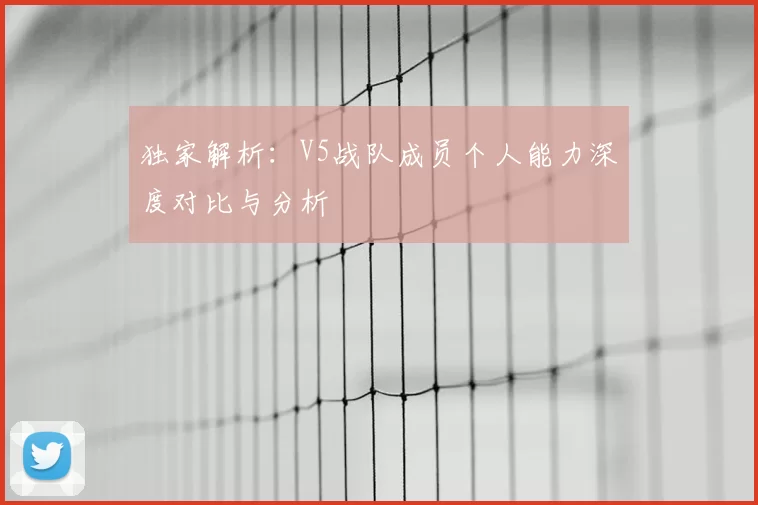 独家解析:V5战队成员个人能力深度对比与分析
