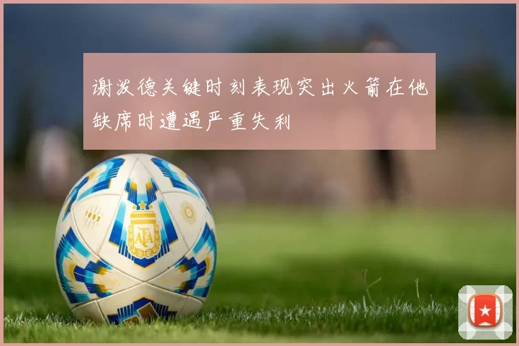 谢泼德关键时刻表现突出火箭在他缺席时遭遇严重失利