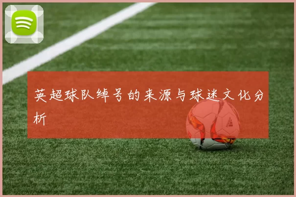 英超球队绰号的来源与球迷文化分析